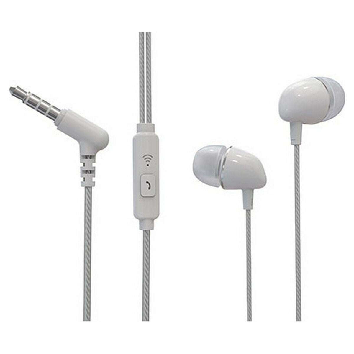 Headphones with Microphone TM Electron White-0